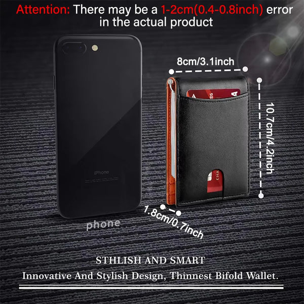 A black iPhone case featuring a slim synthetic leather wallet design.