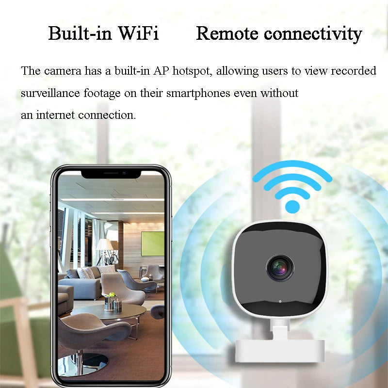 4K WiFi Security Camera with Full-Color Night Vision