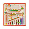 Magnetic Color & Number Maze Puzzle