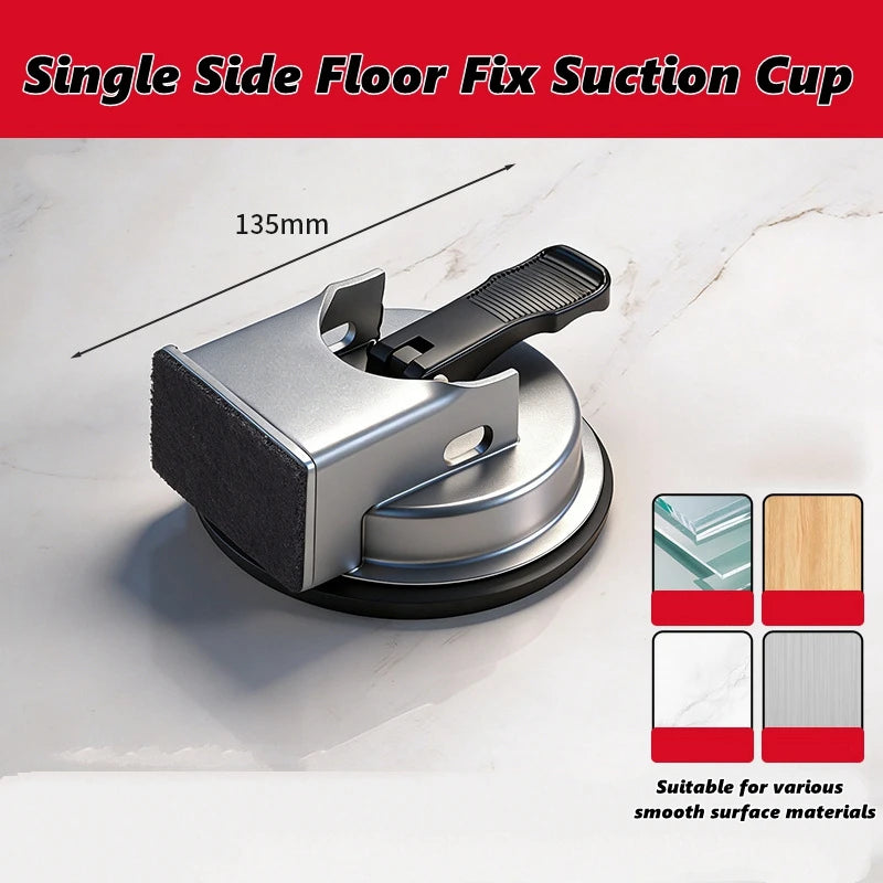 A single side floor fix suction cup tool is shown resting on a white marble surface.