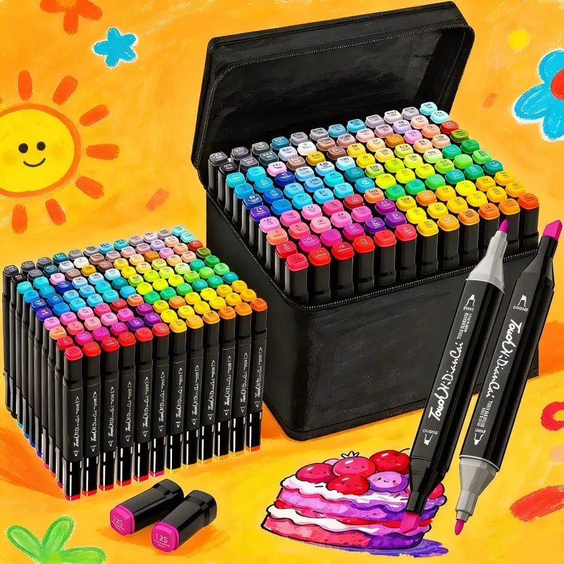 Dual-Tip Alcohol Markers for Art & Illustration