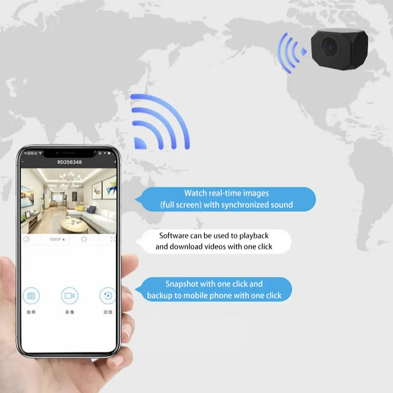 Compact 4K WiFi Indoor Security Camera