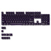 A full set of 115-key crystal clear RGB backlit keycaps with an MDA profile.