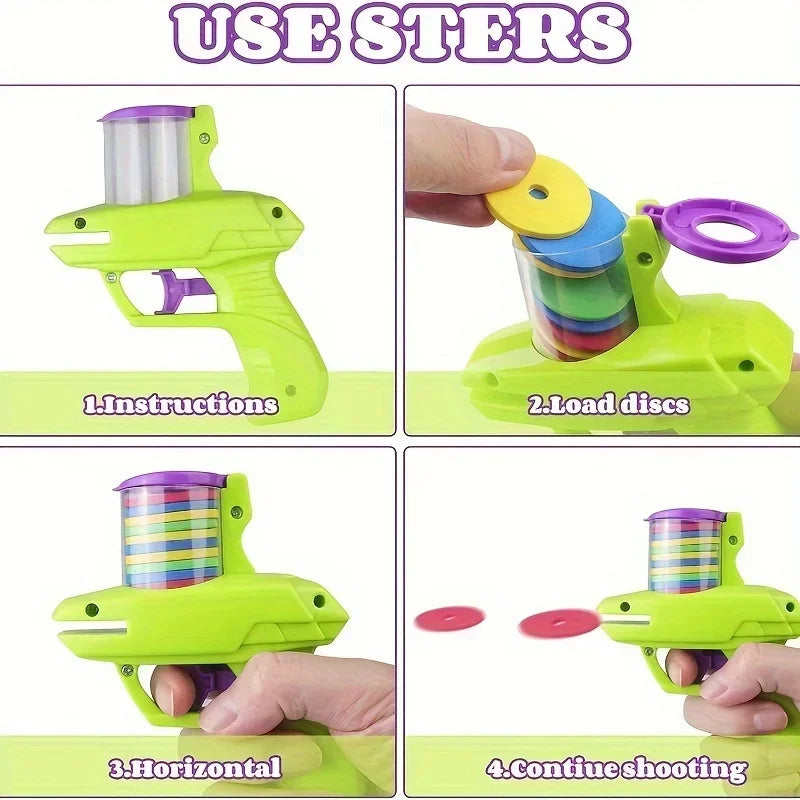 Interactive Cat Toy Launcher with Flying Discs