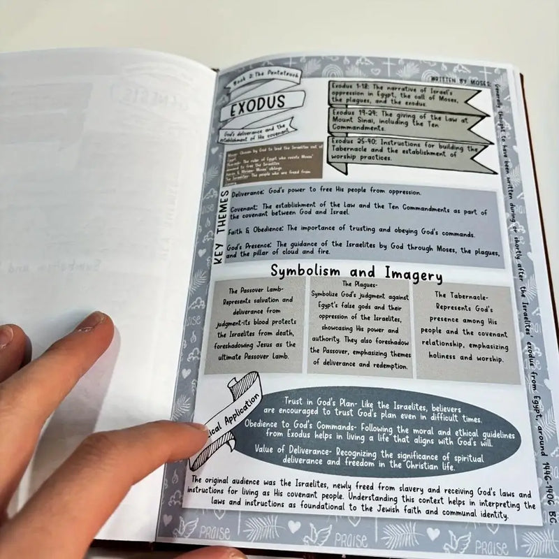Daily Bible Study Journal with Devotional Guide