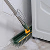 Rotatable Long-Handle Floor Scrub Brush with Squeegee