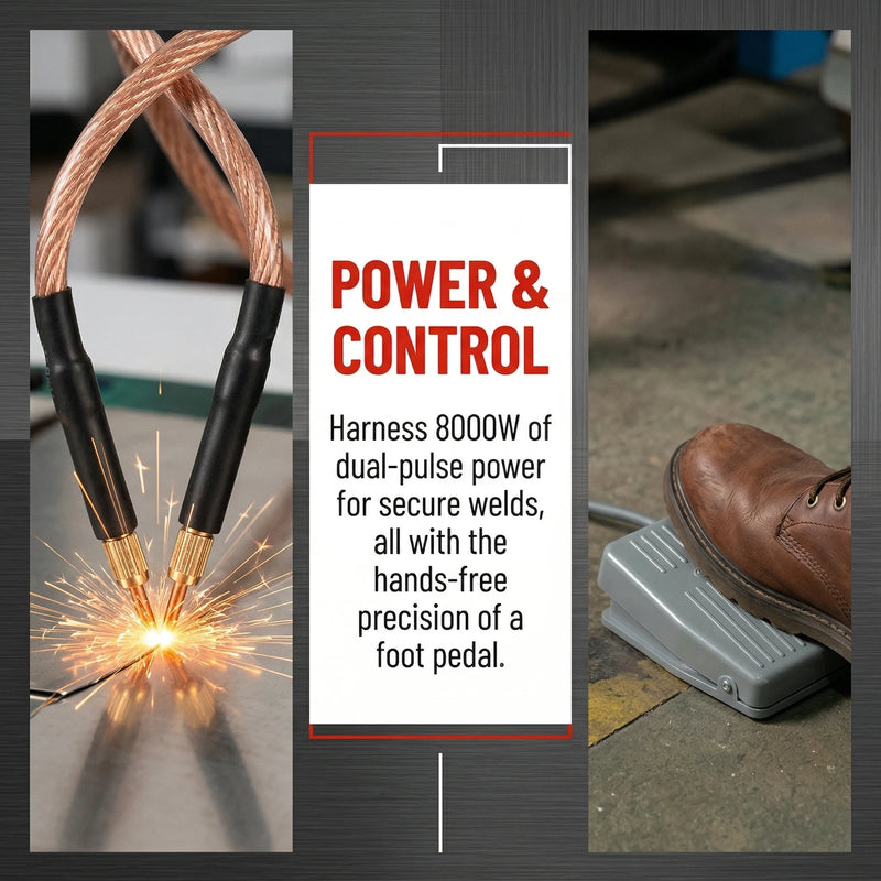 Portable 8000W Spot Welder for Battery Packs