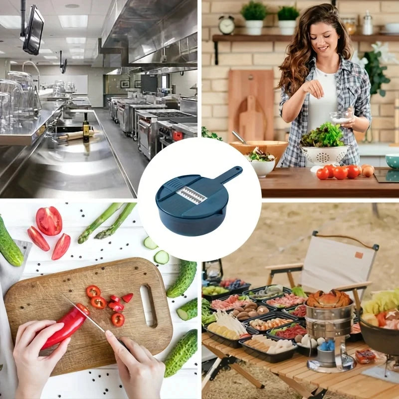 9-in-1 Vegetable Chopper with Collection Container