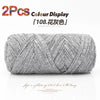 Elastic T-Shirt Yarn for Crochet and Knitting (2-Pack, 50m Each)