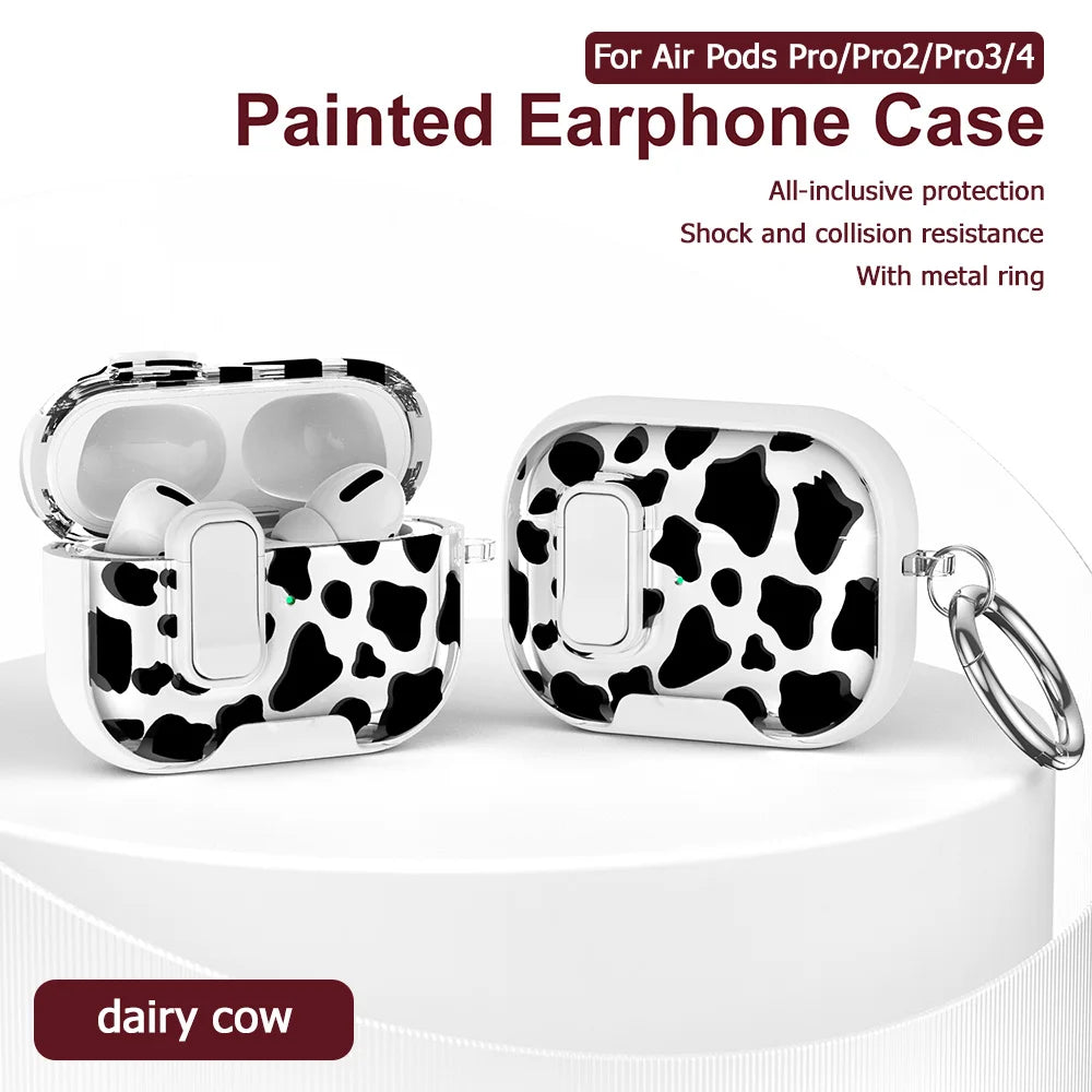 Silicone AirPods Case with Phone Stand and Security Lock
