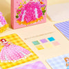 Rainbow Paper Puncture Painting Craft Kit for Kids