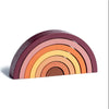 Rainbow Arch Bridge Wooden Building Blocks for Kids