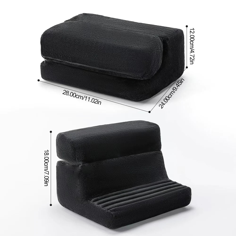 Cushioned Tablet & Phone Stand with Adjustable Viewing Angles
