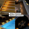 Solar Powered LED Step and Path Lights with Auto On/Off
