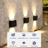A solar powered wall light with multiple illumination options and features like intelligent control and a large capacity batt