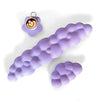Cloud Wrist Rest Set with Floral Coaster and Non-Slip Base