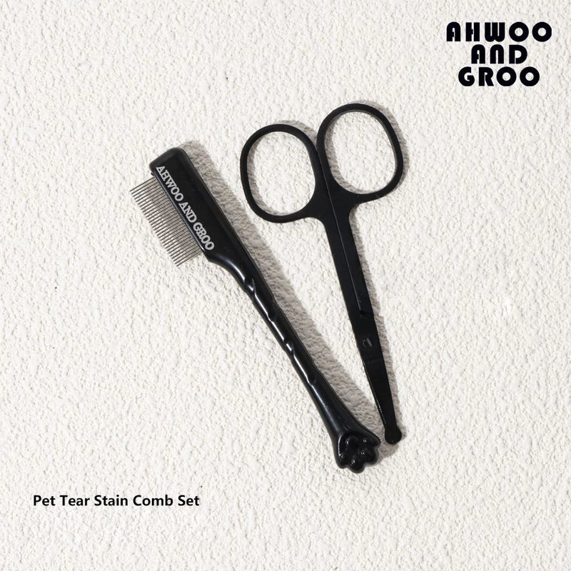Pet Facial Grooming Comb & Scissors Kit