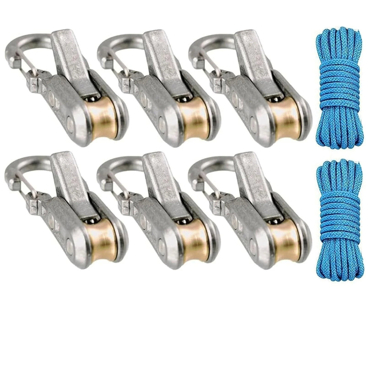 Heavy-Duty Rope Tensioner with Retractable Tie-Down