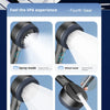 A display showing four modes of a high-pressure handheld shower head including Spray, Mixed, Rain, and Spray gun modes.