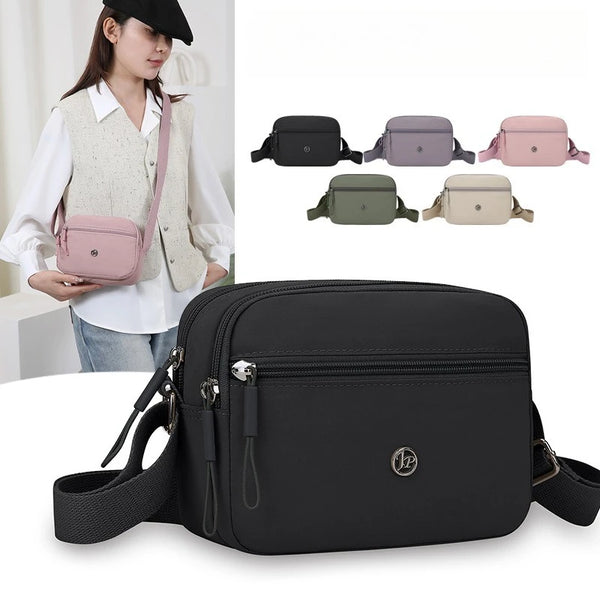 Lightweight Nylon Crossbody Bag with Adjustable Strap