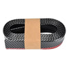 Roll of carbon fiber rubber anti-collision strip for car front bumper lip protection