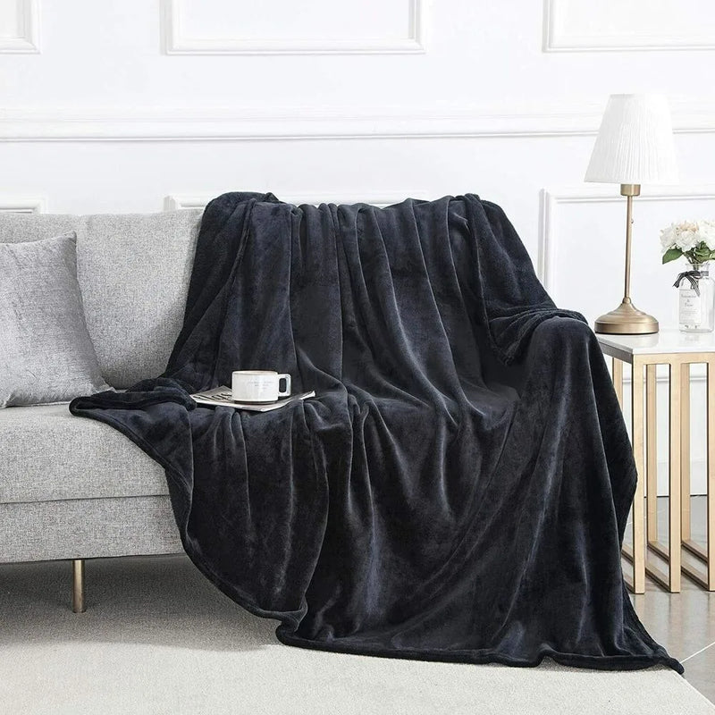 Wendbare Mink-Fleece-Decke