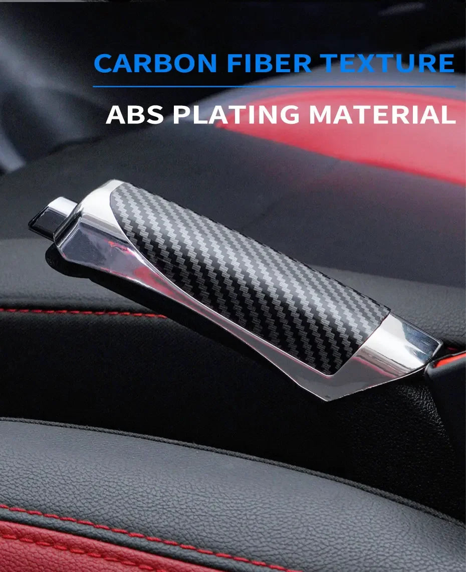 Carbon Fiber Car Handbrake Grip Cover