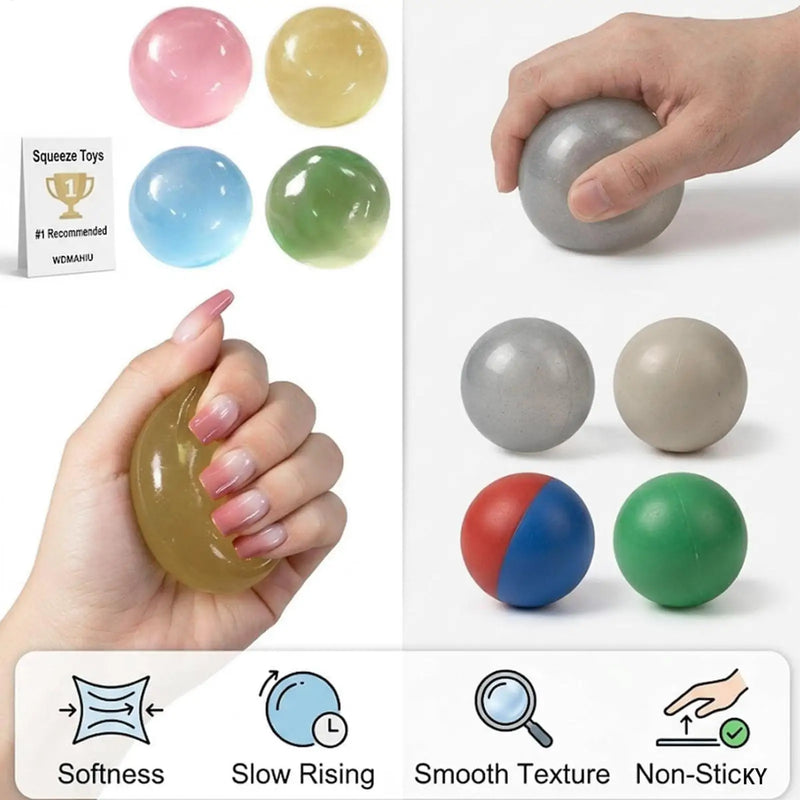 Slow-Rebound Stress Relief Ball