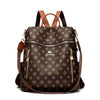 Women's Genuine Leather Backpack with Multiple Pockets