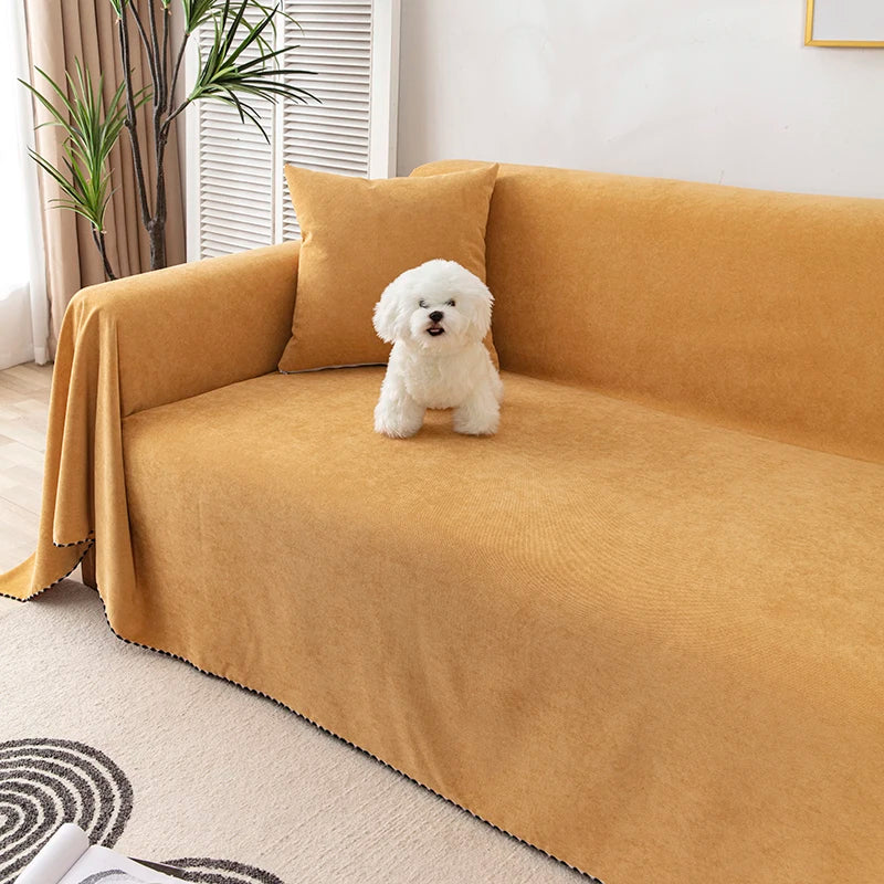 Waterproof Sofa Cover with Anti-Scratch Protection