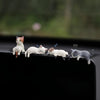 Niedliche Katzen-Armaturenbrett-Ornamente