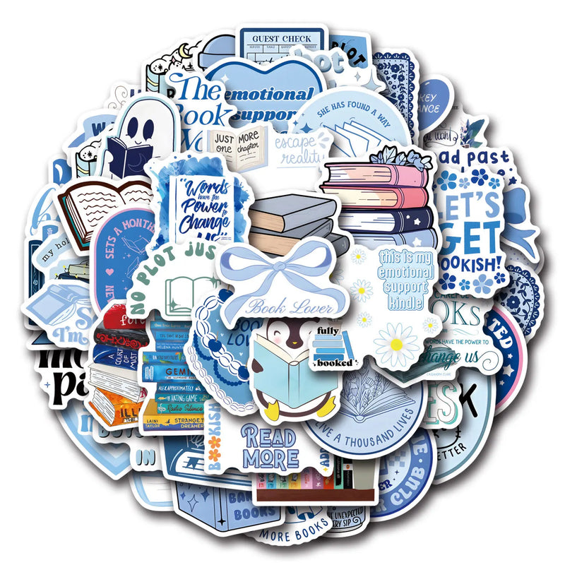 Book Lover Graffiti Stickers - Waterproof Vinyl Decals