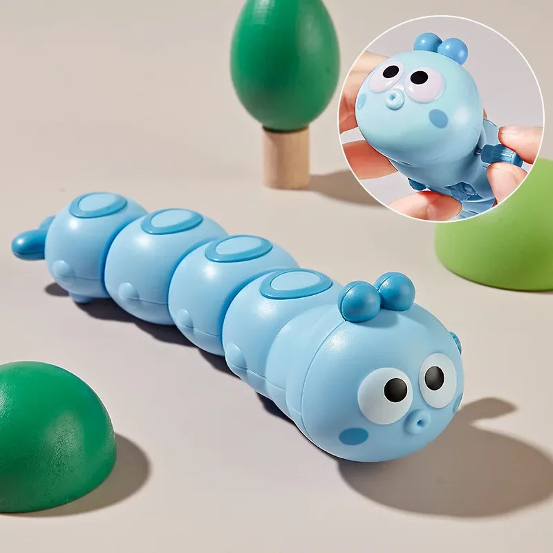 Wind-Up Crawling Caterpillar Toy for Kids