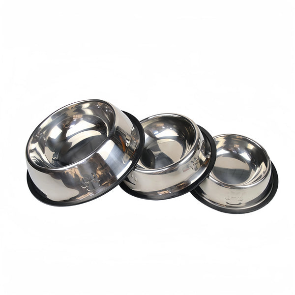 Stainless Steel Pet Feeding & Water Bowl