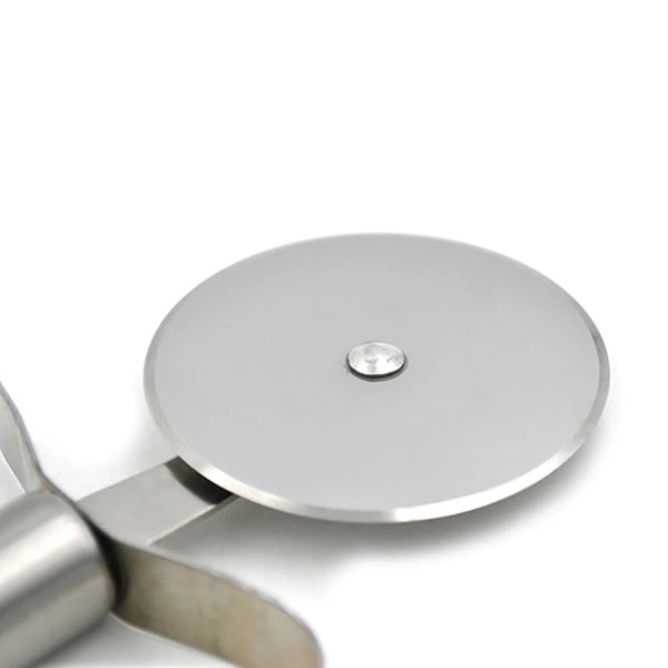 Stainless Steel Pizza Cutter with Finger Guard