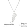 Hollow Lebanese Map Pendant Necklace