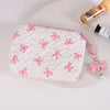 Quilted Bow Makeup Bag