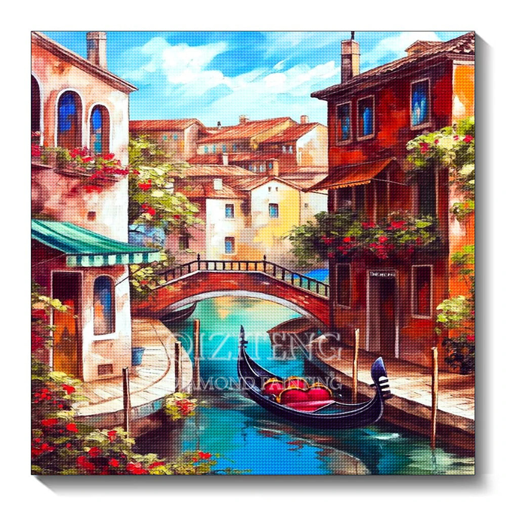 5D Diamond Painting Kit - Scenic Landscape Art