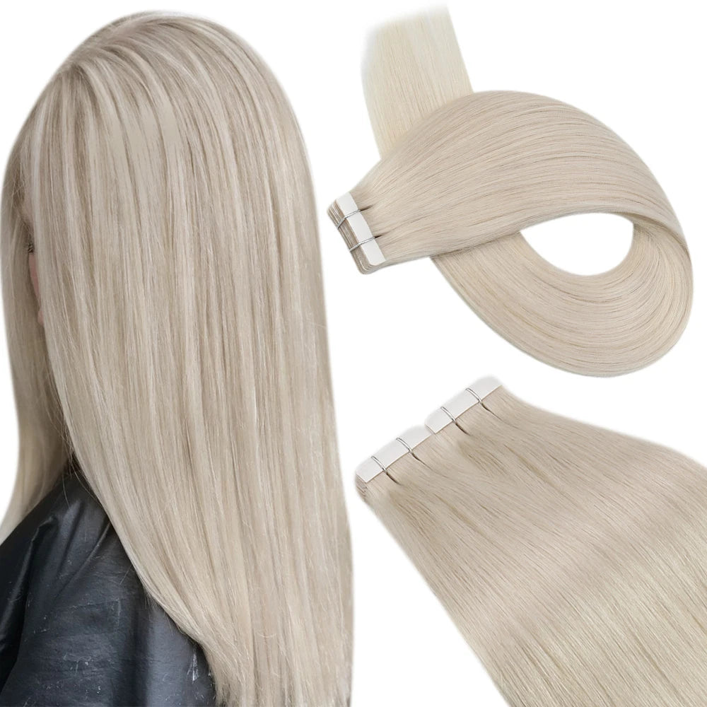 Extensions en Cheveux Humains Réels - Pour un Effet Fusion Parfait