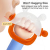 Bunny-Shaped Silicone Teether with Full-Hand Grip for Babies