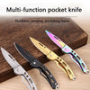 Compact Stainless Steel Folding Knife for Outdoor Adventures
