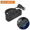4-Port USB Car Charger with Fast Charging
