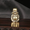 Vintage Brass Maitreya Buddha Desk Ornament