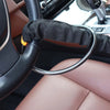 Heavy-Duty Steering Wheel Lock with Seat Belt Anchor