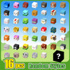Magnetic Building Blocks with Mini Worlds and Character Figures