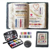 Complete Embroidery Stitch Book Kit with 106 Patterns
