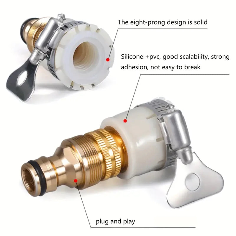 Multi-Outlet Faucet Connector