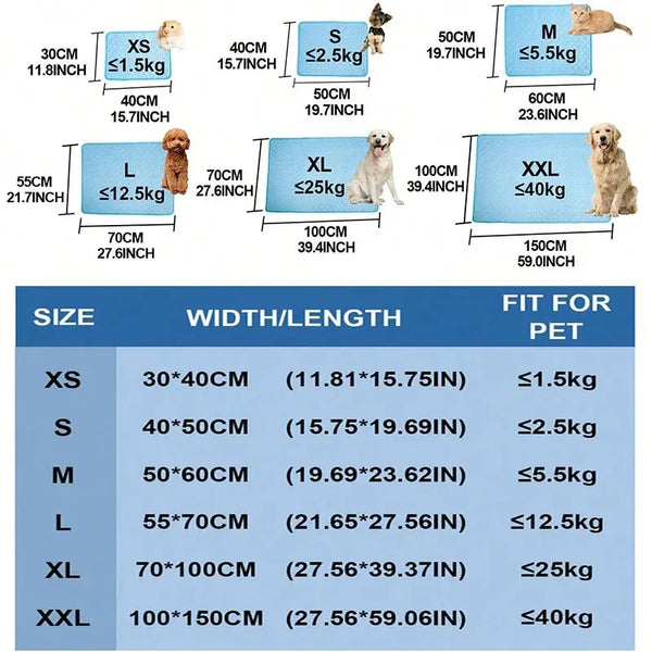 Self-Cooling Pet Mat for Dogs & Cats