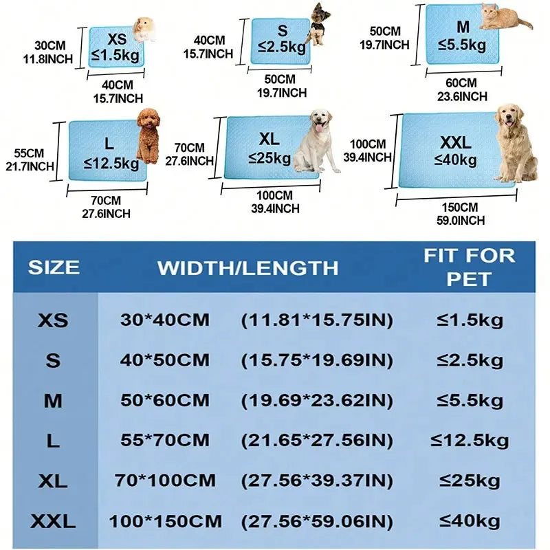 Self-Cooling Pet Mat for Dogs & Cats