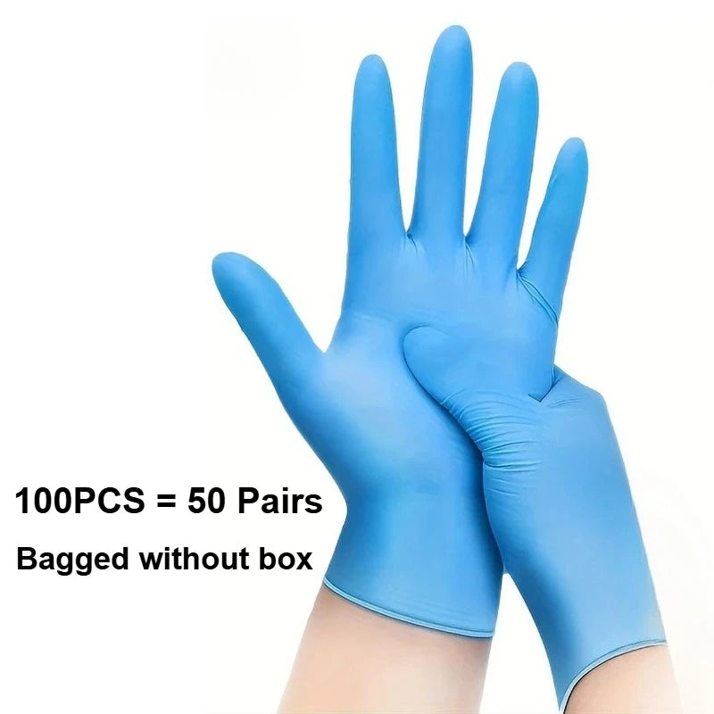 Blue Nitrile Disposable Gloves – Latex-Free, Powder-Free Protection for Home & Work